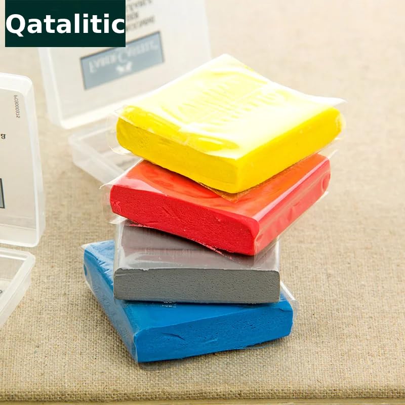 Qatalitic Kneadable Art Eraser Set of 4, Colorful Artist Kneaded Erasers for Drawing and Sketching, Multi-Color - Image 3
