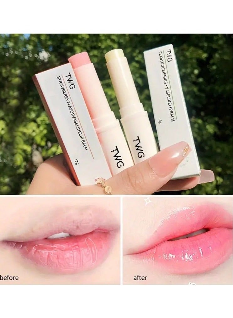 TWG Plant Nourishing Flavored Tinted Lip Balm - Color Changing, Glossy Finish, Moisturizing Paste for All Skin Types, Hydration Boost with Plant Extracts - Image 3