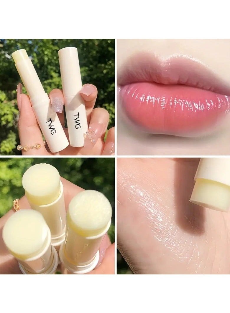 TWG Plant Nourishing Flavored Tinted Lip Balm - Color Changing, Glossy Finish, Moisturizing Paste for All Skin Types, Hydration Boost with Plant Extracts - Image 5