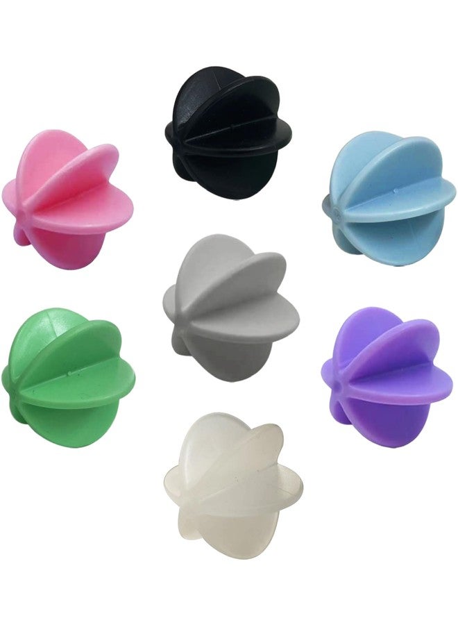 Shaker BOTTLE 7 Color Pack 1.49" Plastic Whisk Ball Replacement (Pink/Green/Purple & Black/Gray/Blue/Clear) for Blender Shaker Bottle,Strong for Well Blending & Long Term Use,Easy to Clean,Food Grade Microwaveable - Image 1