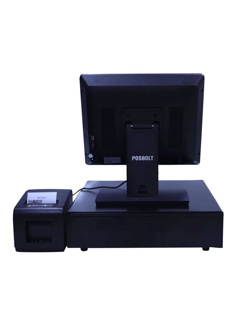 بوسبورت نظام نقاط البيع للمطاعم POSBOLT مع البرنامج (i5، 8 جيجابايت رام، 256 SSD، شاشة لمس 15 بوصة) - Image 2