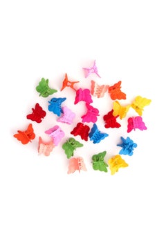 RED by Kiss 24 Pieces Kids Barrettes Self Hinge Plastic Hair Clips for Girls Toddler Kids Baby 80s 90s Cute Colorful Cartoon Design Hair Pin Hair Accessories Butterfly Matte