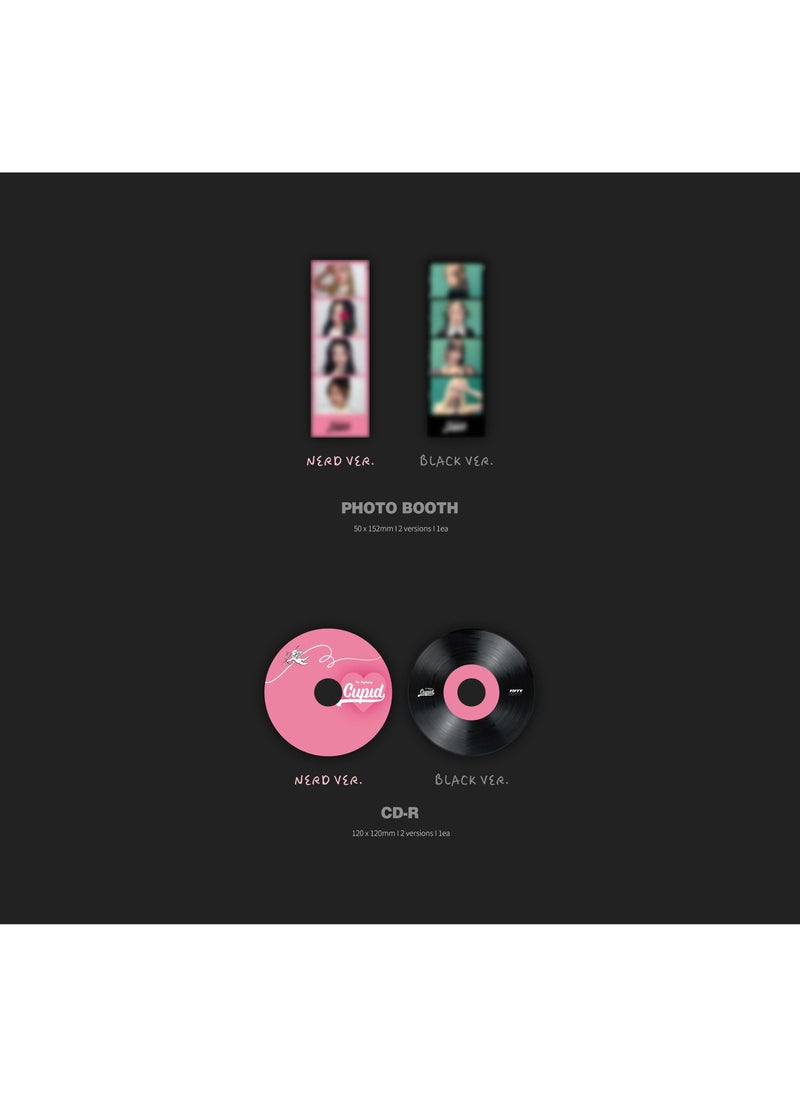null - Fifty Fifty 1st Studio Album The Beginning Cupid Nerd Version Kpop Album CD with Photobook Photocard Sticker Seal and More - Image 1