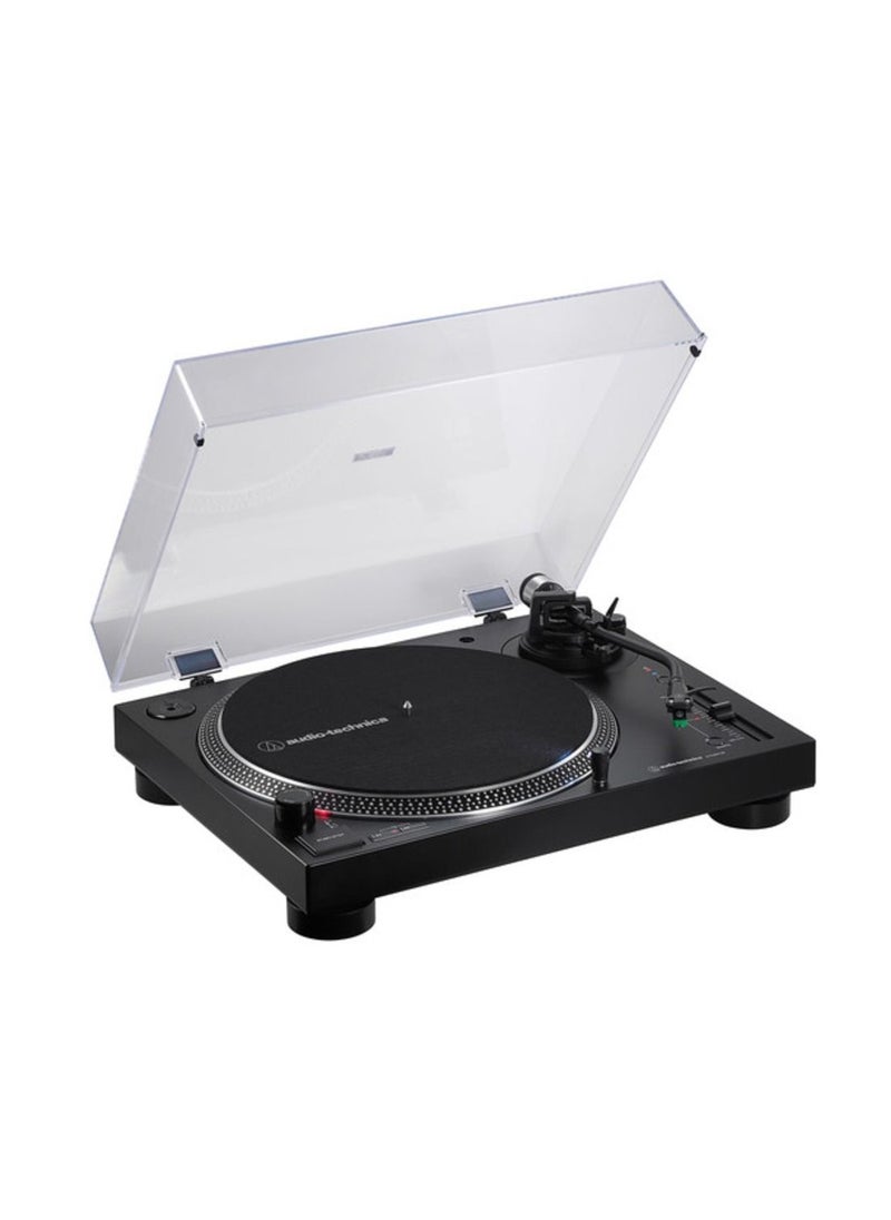 audio-technica - Audio-Technica AT-LP120XBT-USB Stereo Turntable with USB and Bluetooth -Black - Image 1