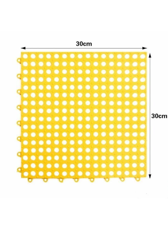12 Pieces PVC Non-slip Shower Mat Bathroom Square for Kitchen and Toilet - Image 2