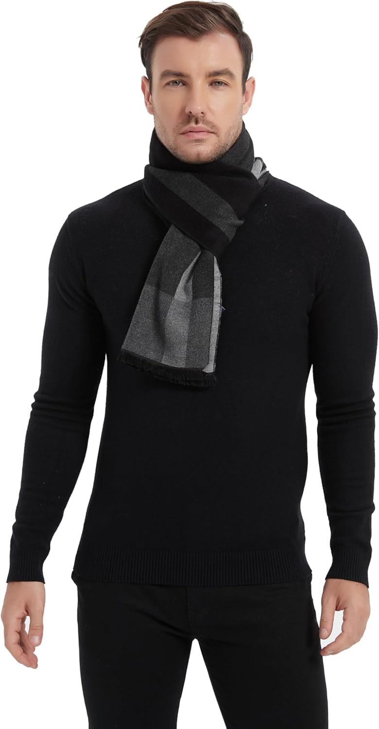 EP Mode Men's Winter Scarf, Cashmere Feel, Super Soft & Warm - Image 1