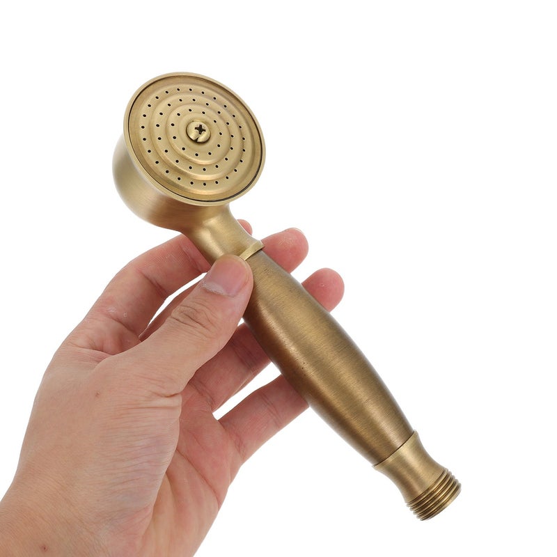 Vintage Handheld Telephone Style Brass Sprayer Antique Replacement Retro Style Bathroom Accessories Golden - Image 2