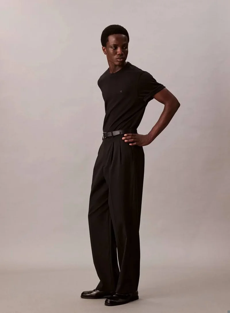 CALVIN KLEIN Black Luxury Cotton T-shirt for Men | Best Price UAE