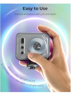 KASTWAVE RGB Video Light, Portable Led Camera Light, Selfie Light, LED Camera Light for Photography, Cold Shoe Light, CRI95+, 2500-6500K, 12 Effects, Fill Light Accessories for Content Creator, Streaming 4661  - Image 4