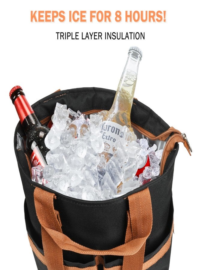 Tirrinia 15 L Insulated Cooler Bag - Outdoor Leakproof Large Grocery Shopping Tote, Travel & Beach Cooler for Women/Men Picnics Camping - Image 5