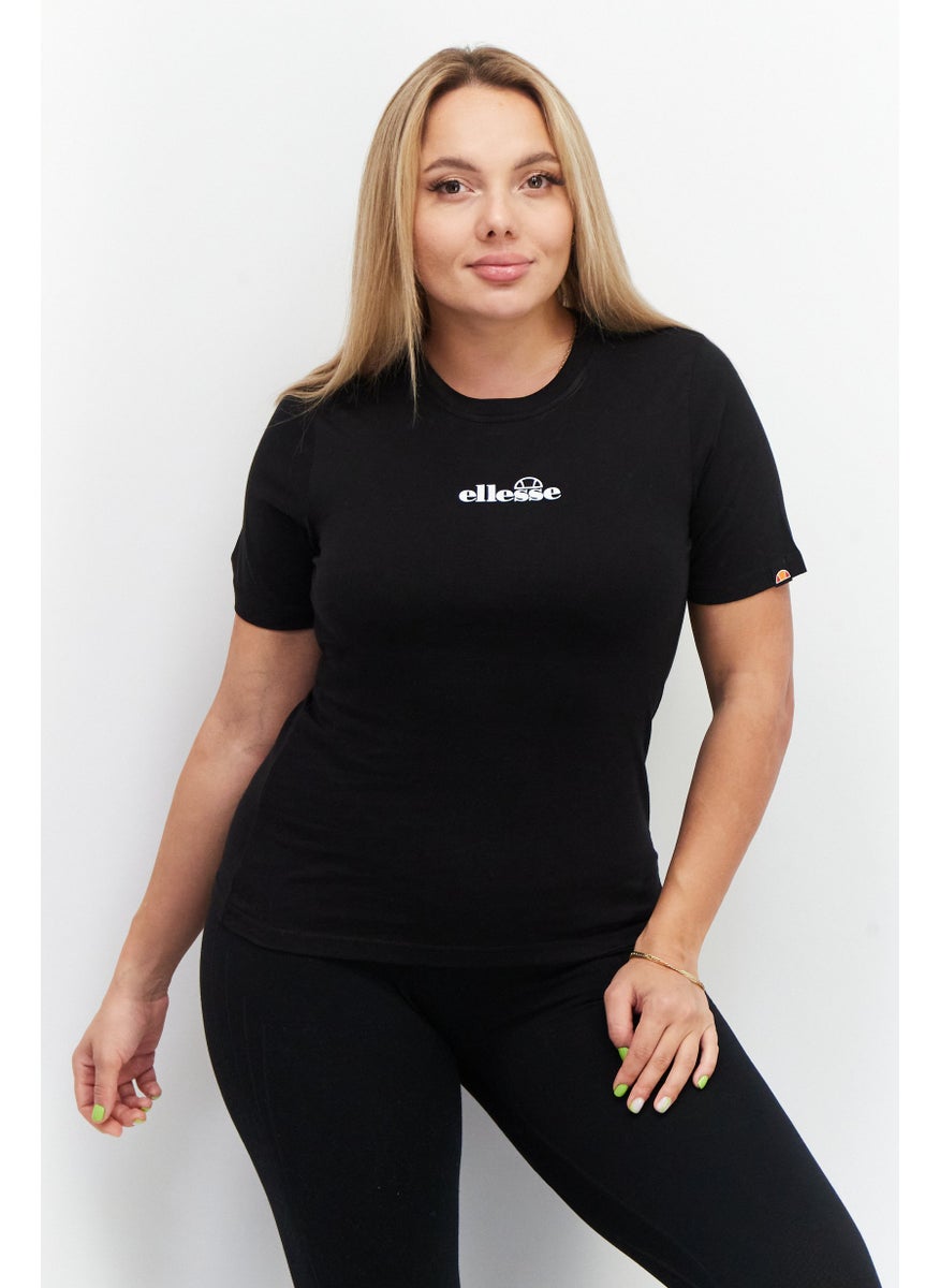 Ellesse Women Sportswear Fit Short Sleeve Training Tops, Black  - Image 1