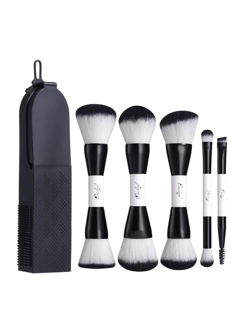 Oneleaf - Oneleaf Makeup Brushes Set - Dual-ended Brushes for Professional Makeup Artists - Image 1