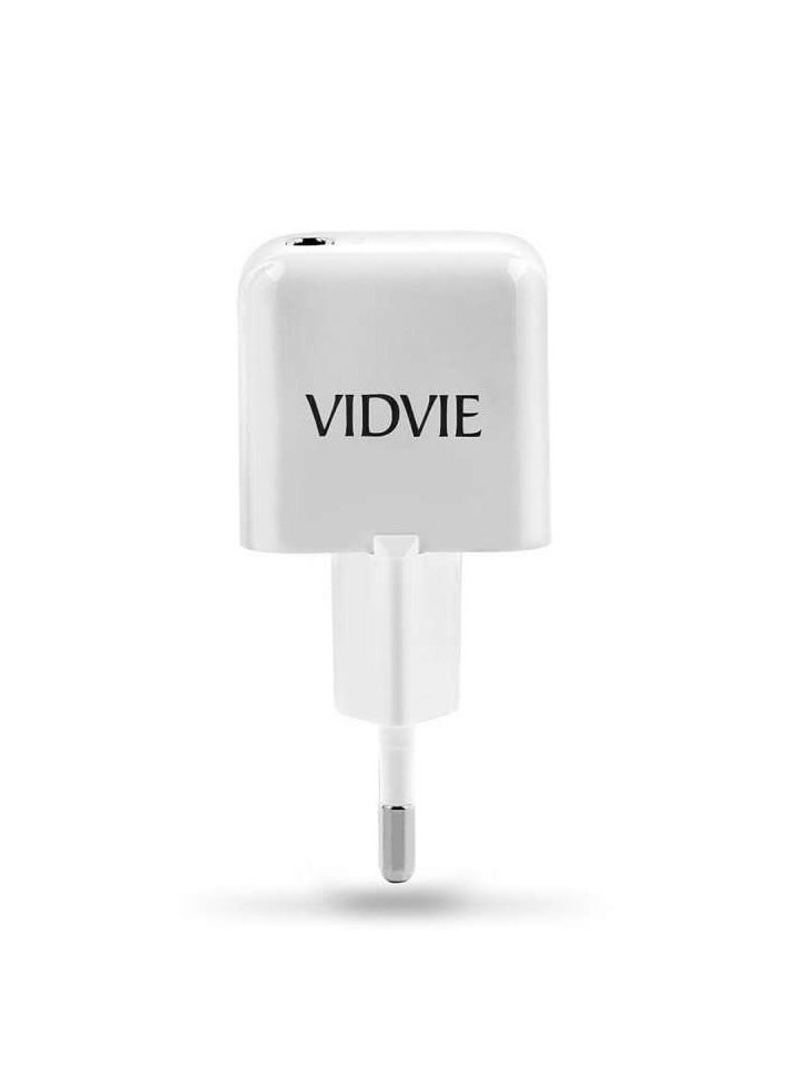 VIDVIE Mini PD Wall Charger 20W Type-C Port, Suitable For iPhone 16/15/14/13/12