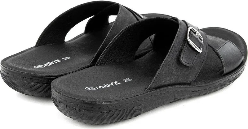 مويا Orthopedix Bond Cross Strap Men's Slippers 32304