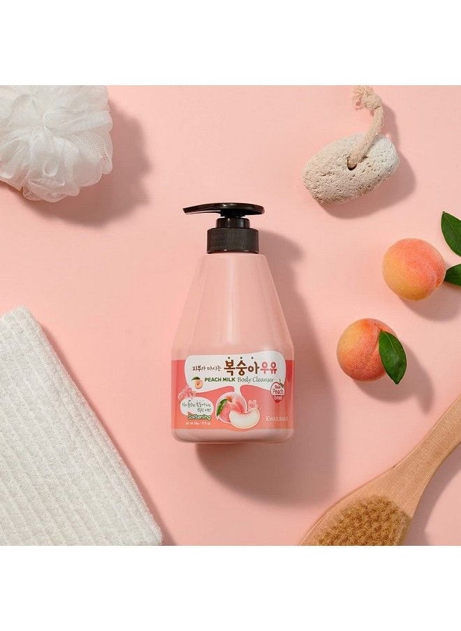 Welcos - Kwailnara Peach Milk Body Cleanser 560 G / 19.75 Oz. - Image 1