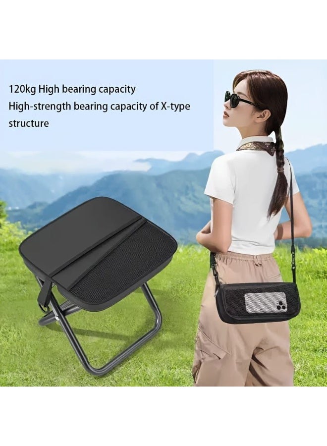 هوكو كرسي نزهة صغير محمول للمشي لمسافات طويلة قابل للطي مع جيب صغير - Image 2