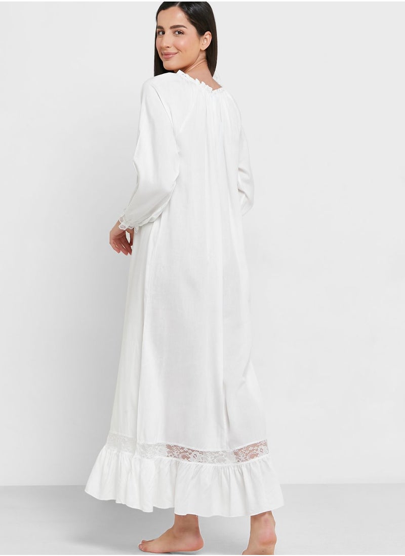 Khizana Lace Cut-out Detail Nightie  - Image 2
