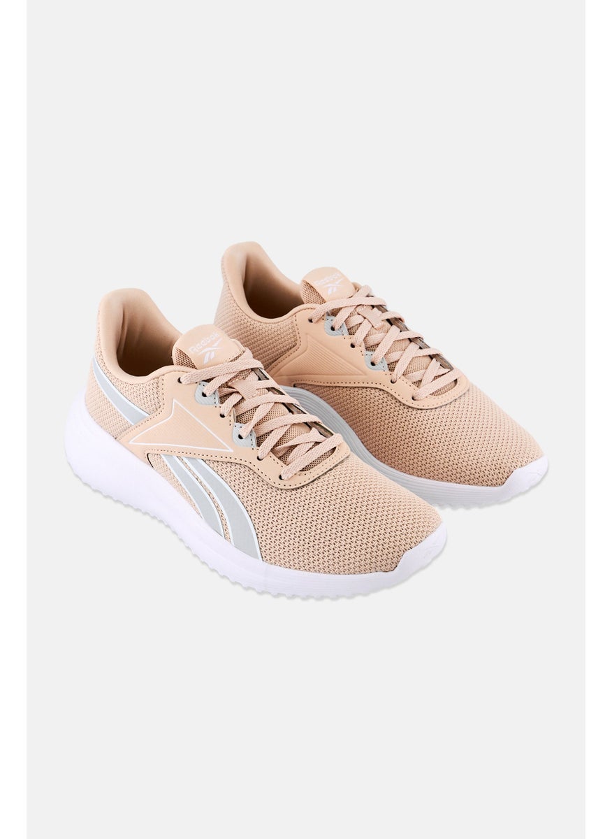 Reebok Women Rebook Lite 3,0 Lace Up Running Shoes, Peach  - Image 1