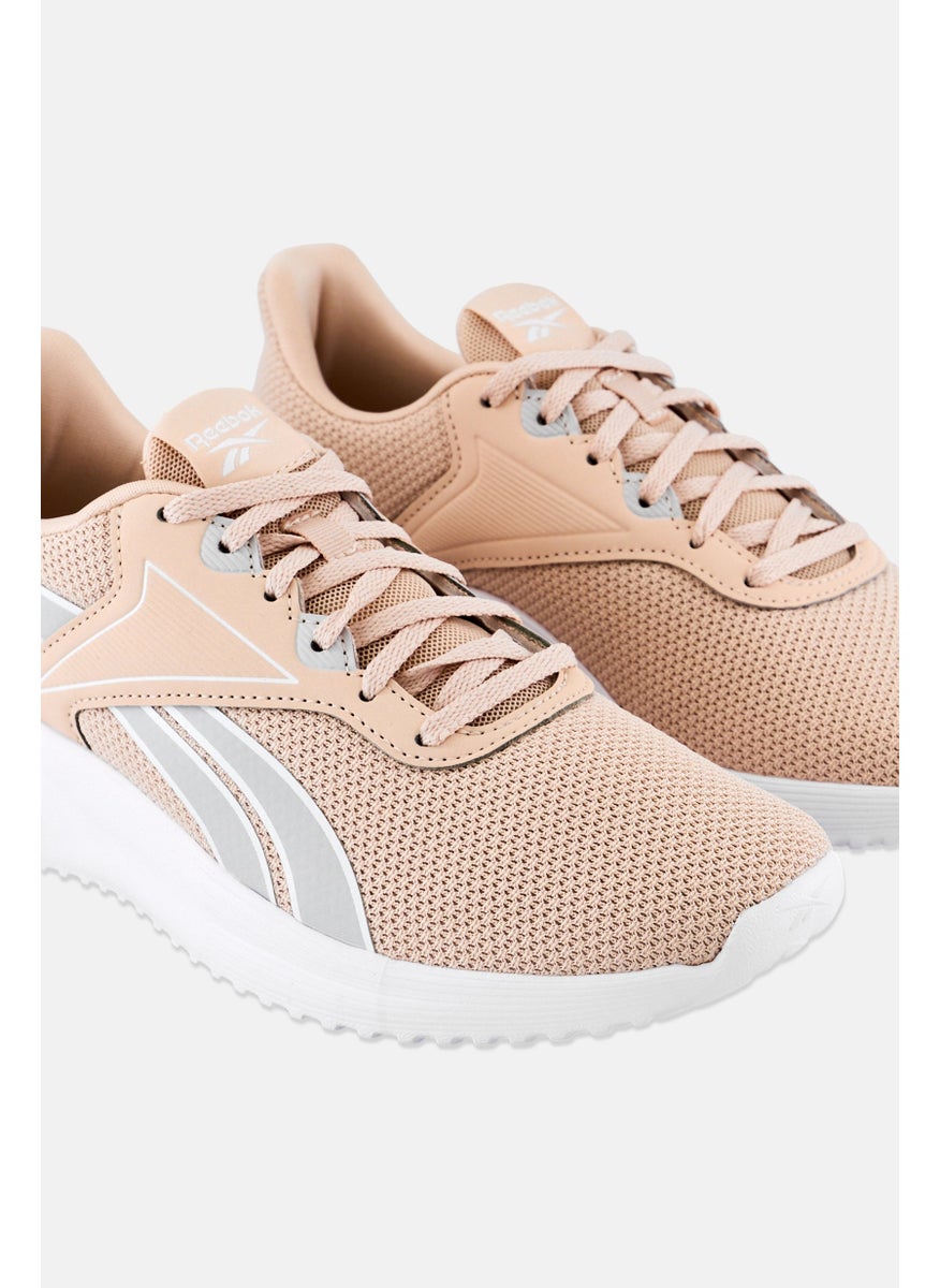 Reebok Women Rebook Lite 3,0 Lace Up Running Shoes, Peach  - Image 3