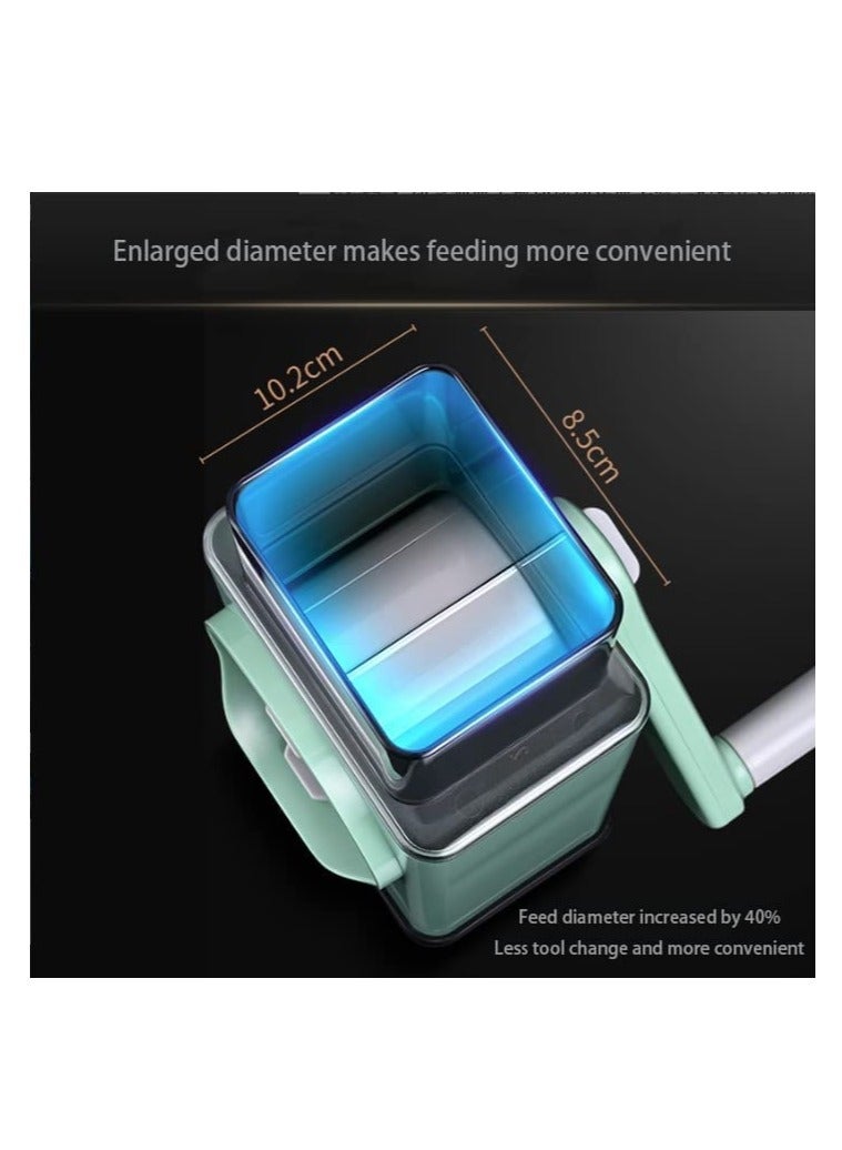 ELTRAZONE vegetable-cutter1x20 Multifunctional Vegetable Grater Fruit Vegetable Slicer Easy Clean 4 in 1 Adjustable Handheld Vegetable Slicer Spiral Drum Slicer Assorted, 1x20 - Image 3