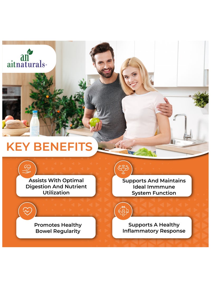 Aitnaturals Probiotic 100 Million | Healthy Metabolism | Promotes Digestion & Immunity - 120 Tablets  - Image 4