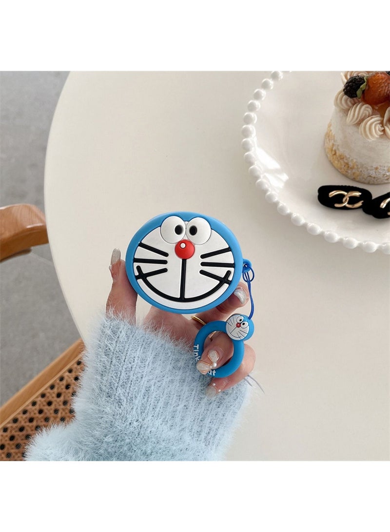 Case Compatible with Samsung Galaxy Buds 2 Case (2021) Galaxy Buds Pro Case (2021) Galaxy Buds Live Buds 2 Pro Cartoon Silicone Full Protective Cute Covers for Girls Women Blue - Image 1