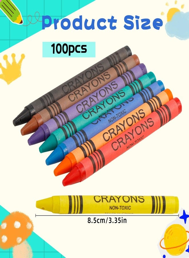 Tivcck 100 Sets of 8-Pack Crayons, 8 Colors, 800 Total, Perfect for Schools, Parties & Gifts - Image 2