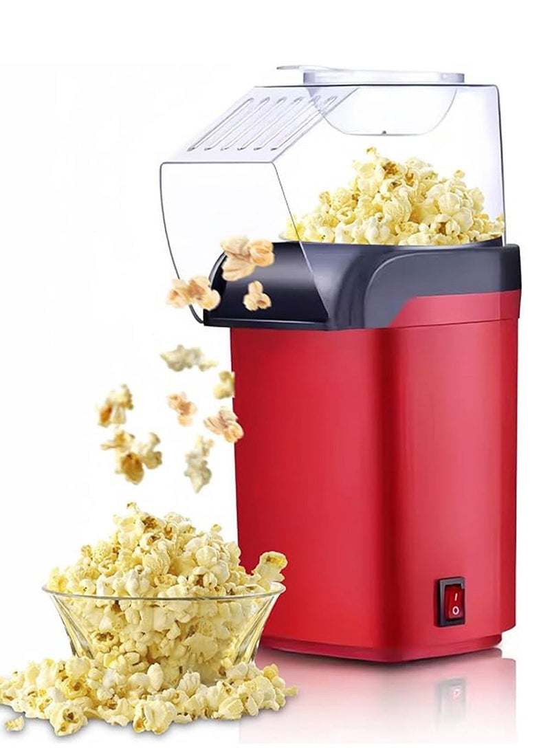 TOP Hot Air Popcorn Machine 1200w, Quick To Complete Healthy Food In 2-3 Minutes 1.8 L 1200.0 W JYDQ-01H  Red - Image 1