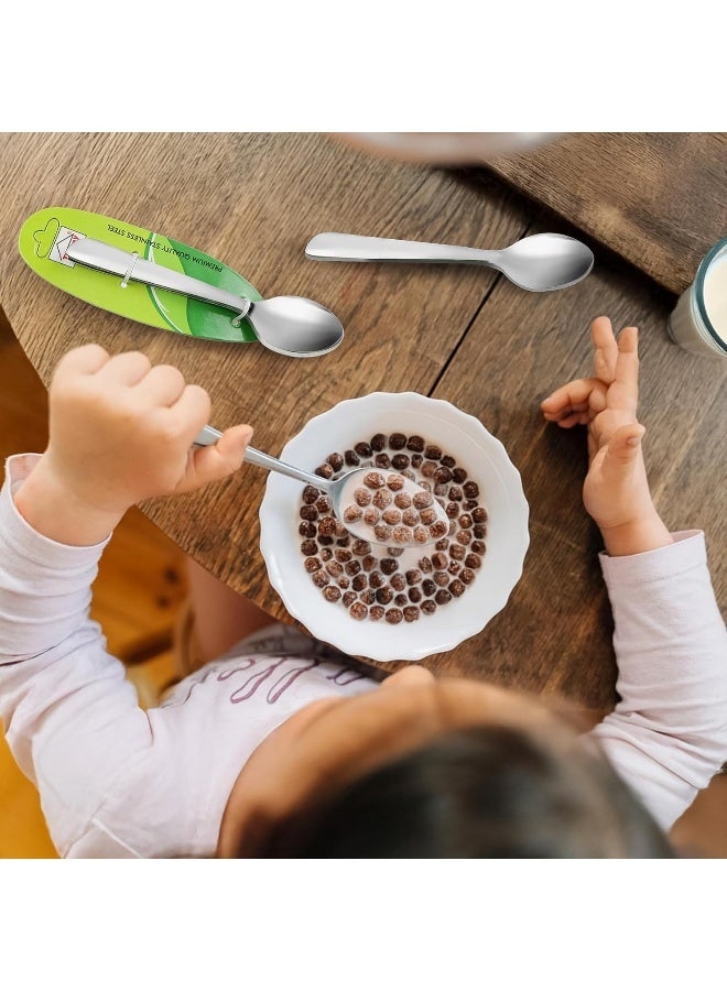 Timmy Navy Dessert Spoon Set – 3 Pcs | Stainless Steel Cutlery | Modern Navy Handle | Durable & Rust-Resistant | Daily Dining Use - Image 2