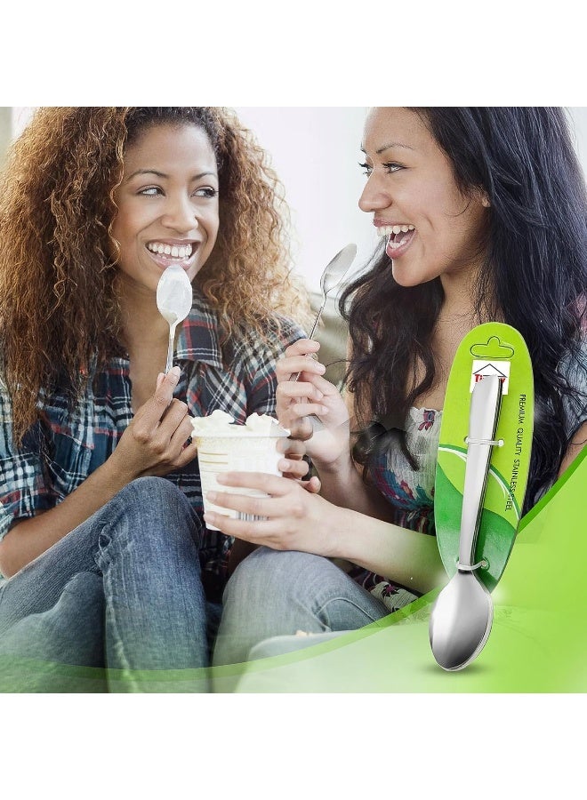 Timmy Navy Dessert Spoon Set – 3 Pcs | Stainless Steel Cutlery | Modern Navy Handle | Durable & Rust-Resistant | Daily Dining Use - Image 5