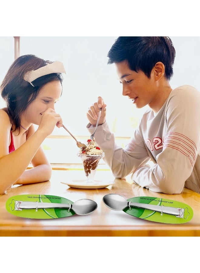 Timmy Navy Dessert Spoon Set – 3 Pcs | Stainless Steel Cutlery | Modern Navy Handle | Durable & Rust-Resistant | Daily Dining Use - Image 4