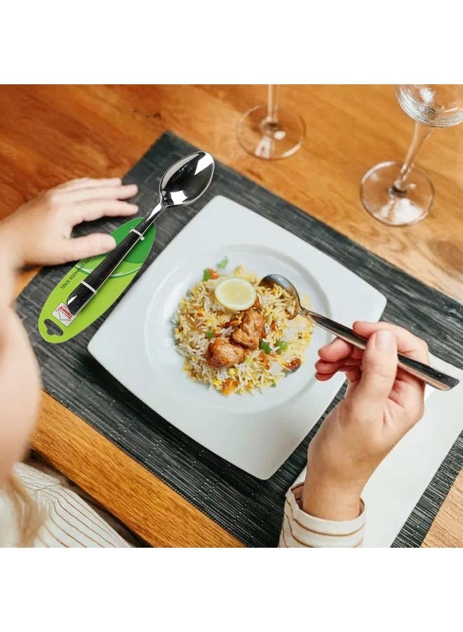 Timmy Navy Dessert Spoon Set – 3 Pcs | Stainless Steel Cutlery | Modern Navy Handle | Durable & Rust-Resistant | Daily Dining Use - Image 3