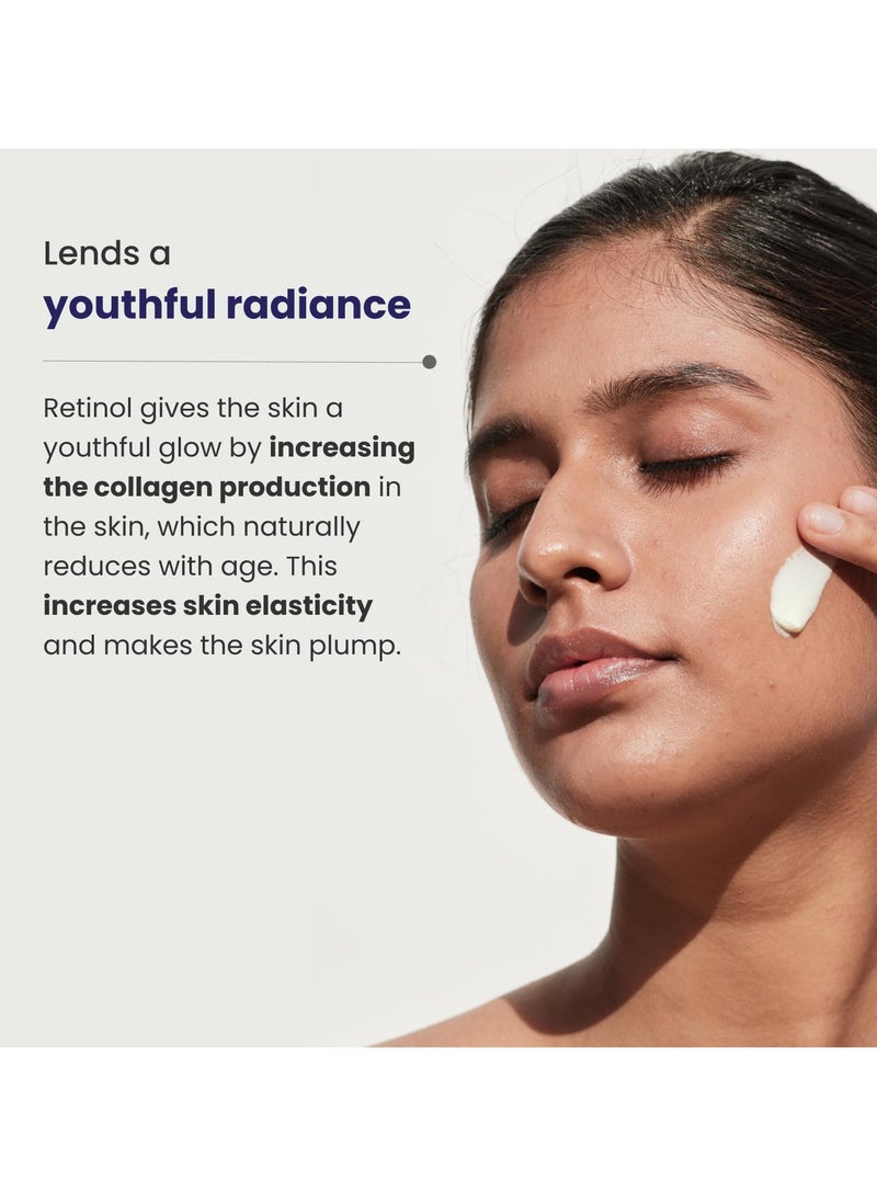 RE' EQUIL 0.1% Retinol Night Cream | Repairs Wrinkles & Fine Lines | Improves Skin Firmness | Beginner Friendly | All Skin Types | 30G - Image 5