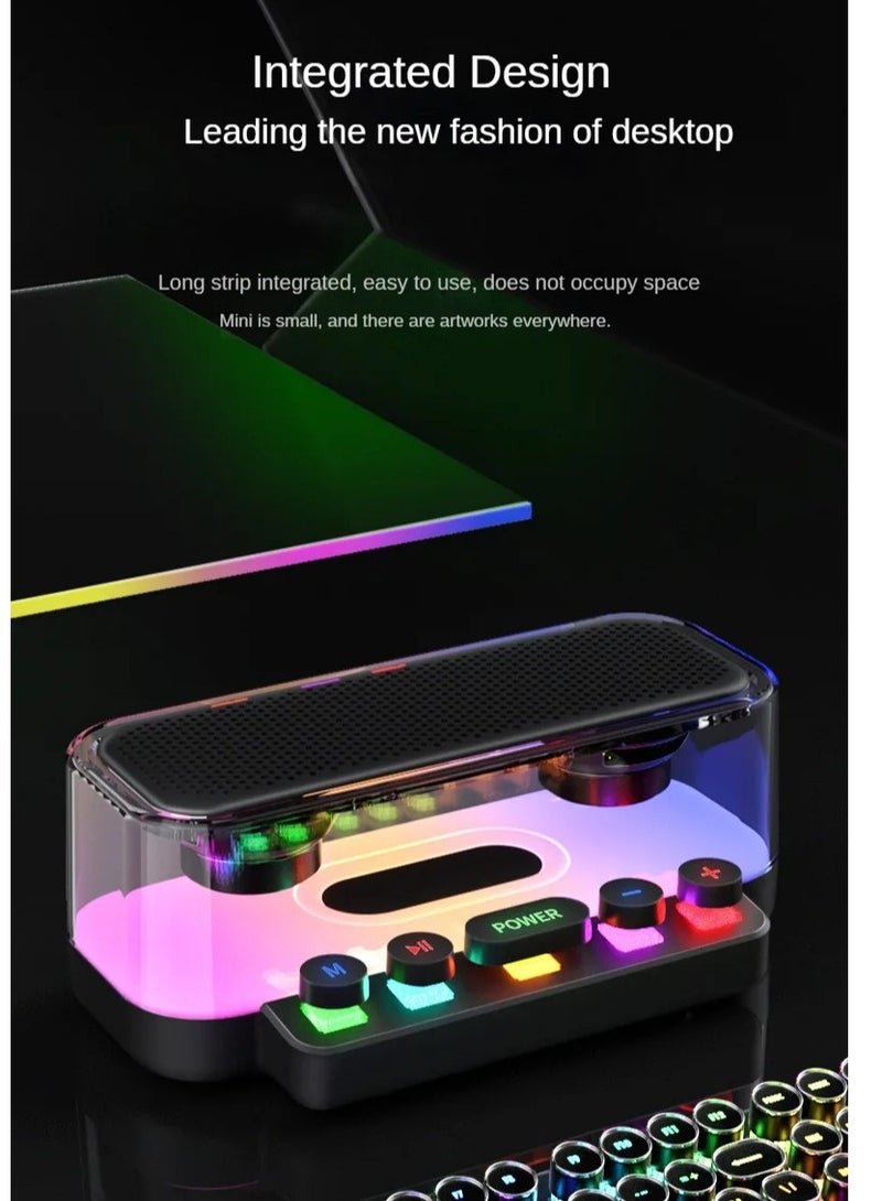 Mini Karaoke Machine For Adults Kids Portable Bluetooth Speaker With 2 Wireless Microphones Party Lights Pefect Gifts Karaoke Machine Supports FM Mode For Leisure - Image 3