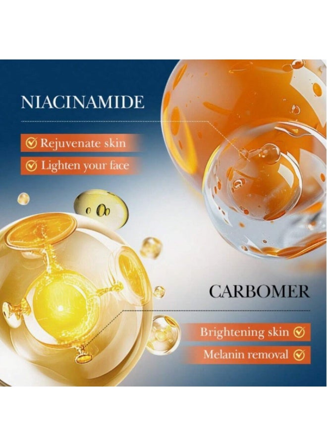 SADOER 4-Piece Vitamin C Skincare Travel Set – Cleanser, Toner, Moisturizer & Night Cream for Brightening & Hydration - Image 5