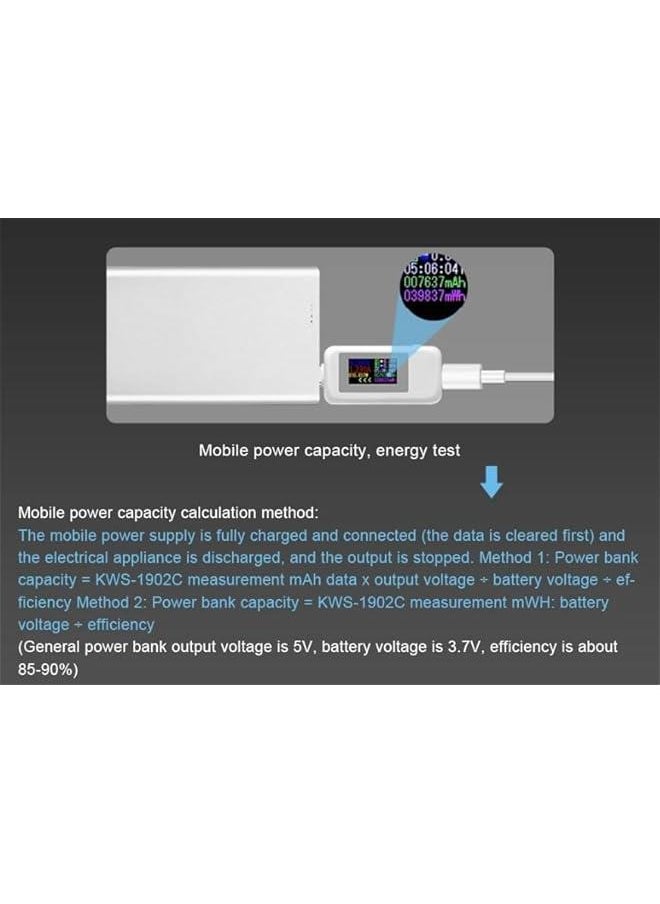 MOXO USB TypeC Voltage Tester Voltmeter 430V Bidirectional Colorful Screen atible with PD Fast Charge QC2.0 QC3.0  - Image 4