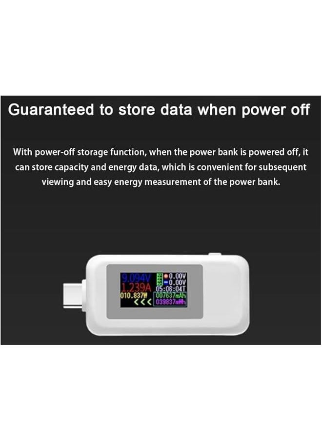 MOXO USB TypeC Voltage Tester Voltmeter 430V Bidirectional Colorful Screen atible with PD Fast Charge QC2.0 QC3.0  - Image 5