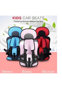 SYOSI Auto Child Safety Seat Simple Car Portable Seat Belt, Foldable Car Seat Booster Seat for Car Protection, Travel Car Seat Accessories for Kids 0-12, Car Seat for Golf Cart (Grey,Small(0-4 Year))  - Image 2