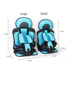 SYOSI Auto Child Safety Seat Simple Car Portable Seat Belt, Foldable Car Seat Booster Seat for Car Protection, Travel Car Seat Accessories for Kids 0-12, Car Seat for Golf Cart (Grey,Small(0-4 Year))  - Image 3
