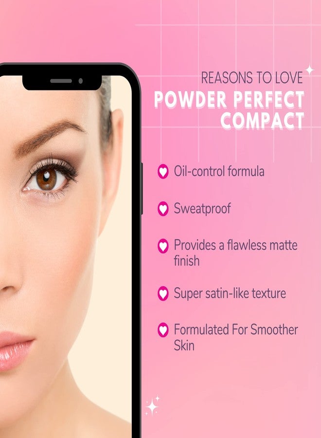 Glam 21 Glam21 Powder Perfect Complexion 2-in-1 Compact 24gm with Oil Control formula | Sweatproof | Flowy Matte Finish | Latte-03 - Image 5