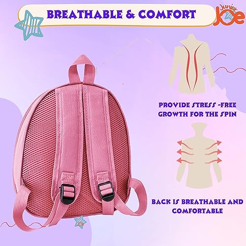 JUNIOR JOE 10 Inch Hard Shell Kids Pre-School Backpack Polyester Round Shaped Bag for Small Picnic School Bag for Toddlers (DESIGN-8) - Image 4