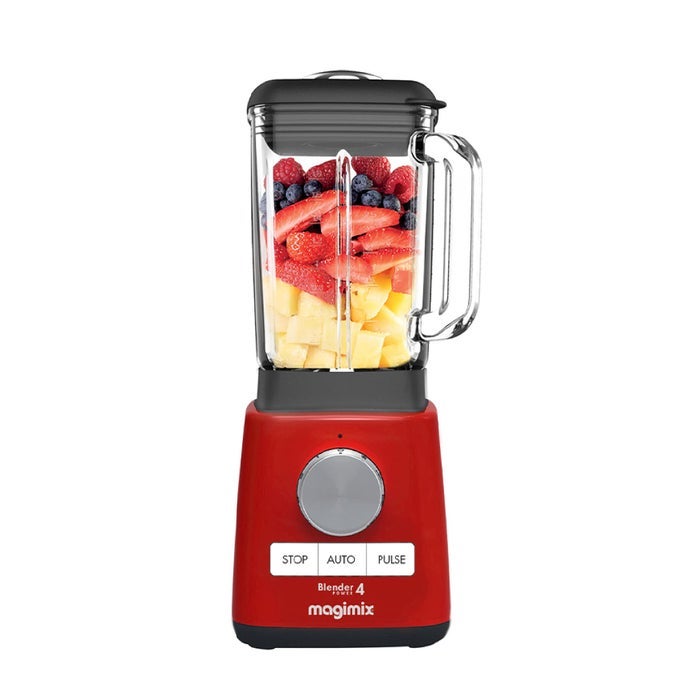 BLENDER POWER 4 QUIET MARK APPROVAL METALGLASS 1300W 18L RED 11629
