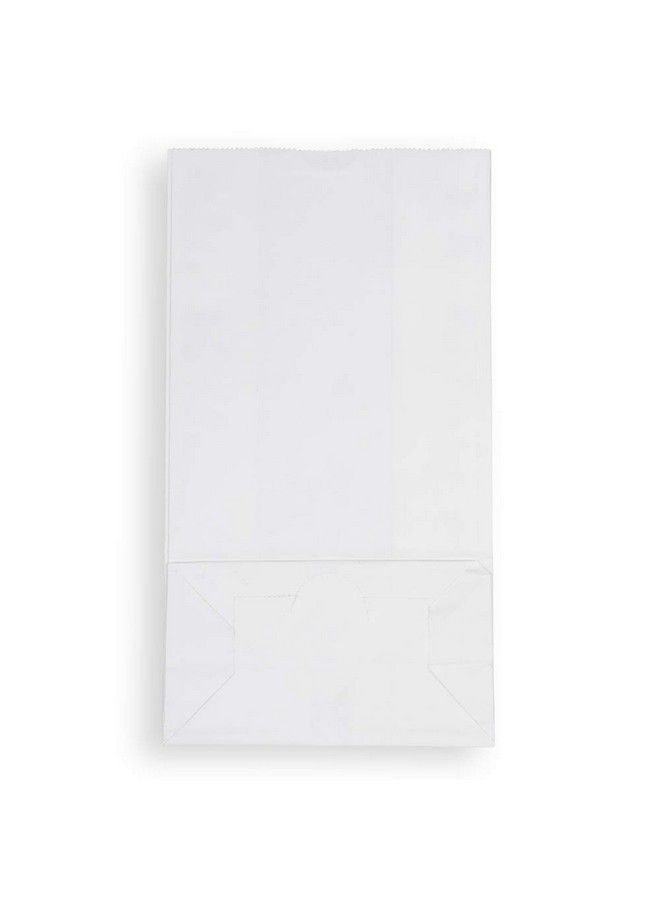 JAM Paper 100% Recycled Snack Lunch Bags Small (4 1 8 X 8 X 2 1 4) White Kraft Grocery Bags 25 Pack - Image 4