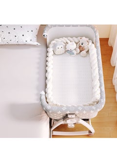 Arabest Neonatal Mosquito Net Bed, Foldable Portable Child/Baby Splicing Bed, Side Bed, Cradle Bed  - Image 4