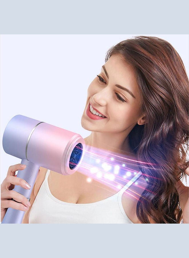 Foldable Negative Ion Hair Dryer with 3 Heat & 2 Speed Settings, Lightweight AC Motor Hairdryer for Travel, Home & Professional Salon Use - Image 3