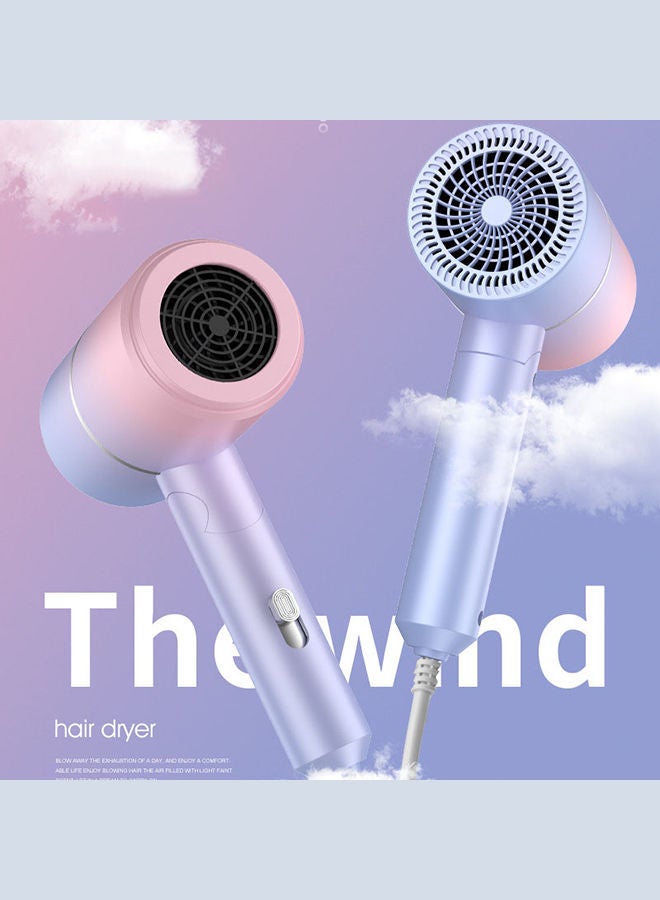 Foldable Negative Ion Hair Dryer with 3 Heat & 2 Speed Settings, Lightweight AC Motor Hairdryer for Travel, Home & Professional Salon Use - Image 2