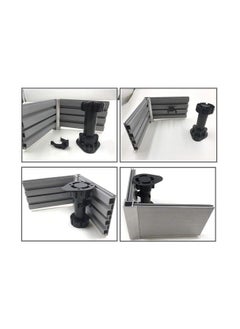 SYOSI 4 Pack Adjustable Furniture Leg Foot | Cabinet Leveler Legs | Height Cabinet Leveling for Kitchen Bathroom Chairs Adjusts from 100mm to 120mm  - Image 5