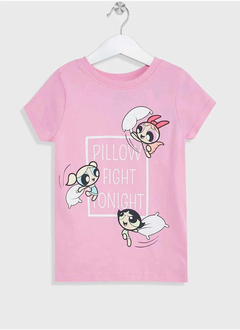 Urban Haul Kids Powerpuff Pyjama Set