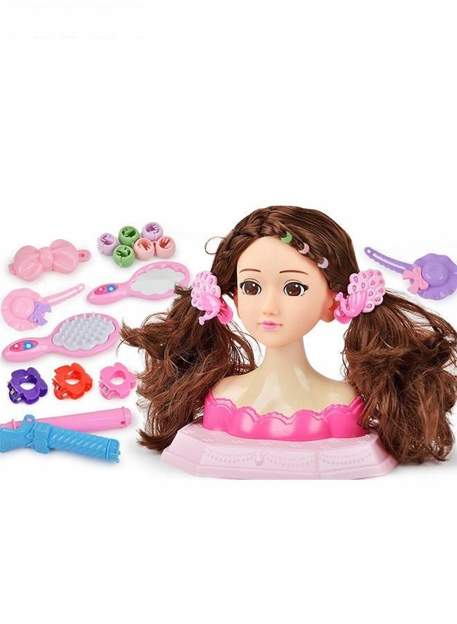 DURKU Princess Doll with Long Hair, Fashion Accessories, Dressing Braid Toy, Model Head, Play House Set, Girls Beauty and Fashion Doll. - Image 1