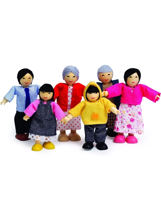 هيب Hape Happy Family Asian Dolls